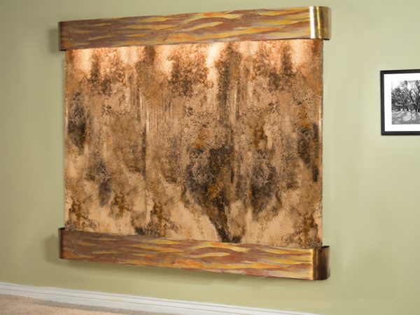 Solitude River -Round -Rustic Copper-Magnifico-Travertine