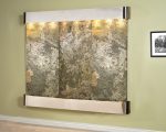 Solitude River -Round -Stainless Steel-Green-Natural Slate