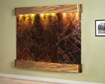 Solitude River -Round -Rustic Copper-Brown-Marble