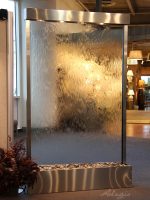 Grandeur River-Center Mount -Stainless Steel-Clear-Glass
