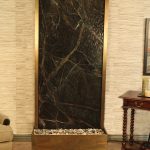 Tranquil River-Flush Mount-Rustic Copper-Green-Marble