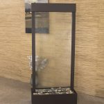 Harmony River-Center Mount -Antique Bronze-Clear-Glass
