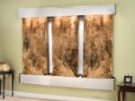 Deep Creek Falls-Square-Stainless Steel-Magnifico Travertine
