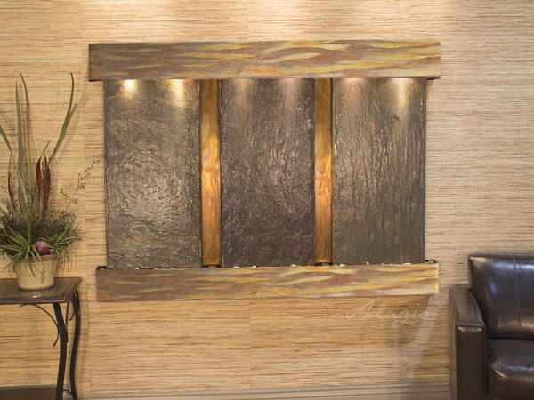 Olympus Falls-Square-Rustic Copper-Multi-Color Natural Slate