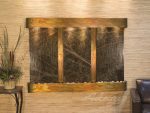 Olympus Falls-Round-Rustic Copper-Green Marble