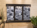 Olympus Falls-Round-Blackened Copper-Black Spider Marble