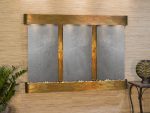 Olympus Falls-Round-Rustic Copper-Black Featherstone