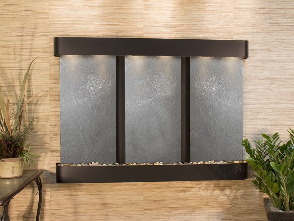 Olympus Falls-Round-Blackened Copper-Black Featherstone