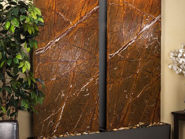 Cottonwood Falls-Square-Blackened copper-Brown Marble