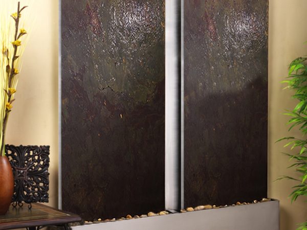 Cottonwood Falls-Square-Stainless Steel-Multi-Color Featherstone