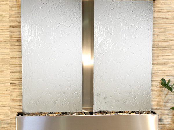 Aspen Falls-Square-Stainless Steel-Silver Mirror