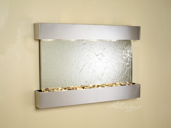 Sunrise Springs-Square-Stainless Steel-Silver Mirror