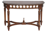 Neoclassical Demilune Console