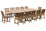 Sahara Rialto 13-Pieces Rectangular Dining Set