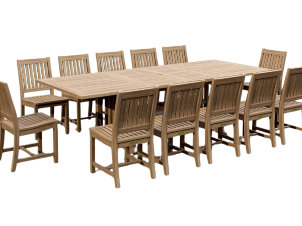 Sahara Rialto 13-Pieces Rectangular Dining Set