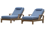 Brianna Sun Lounger 4-Pieces Set