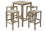 Bahama Montego 5-Pieces Square Bar Set