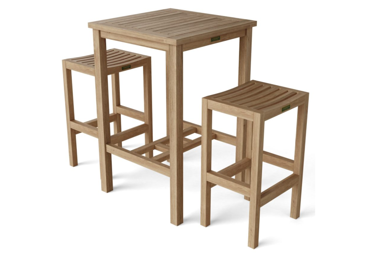 Bahama Montego 3-Pieces Square Bar Set