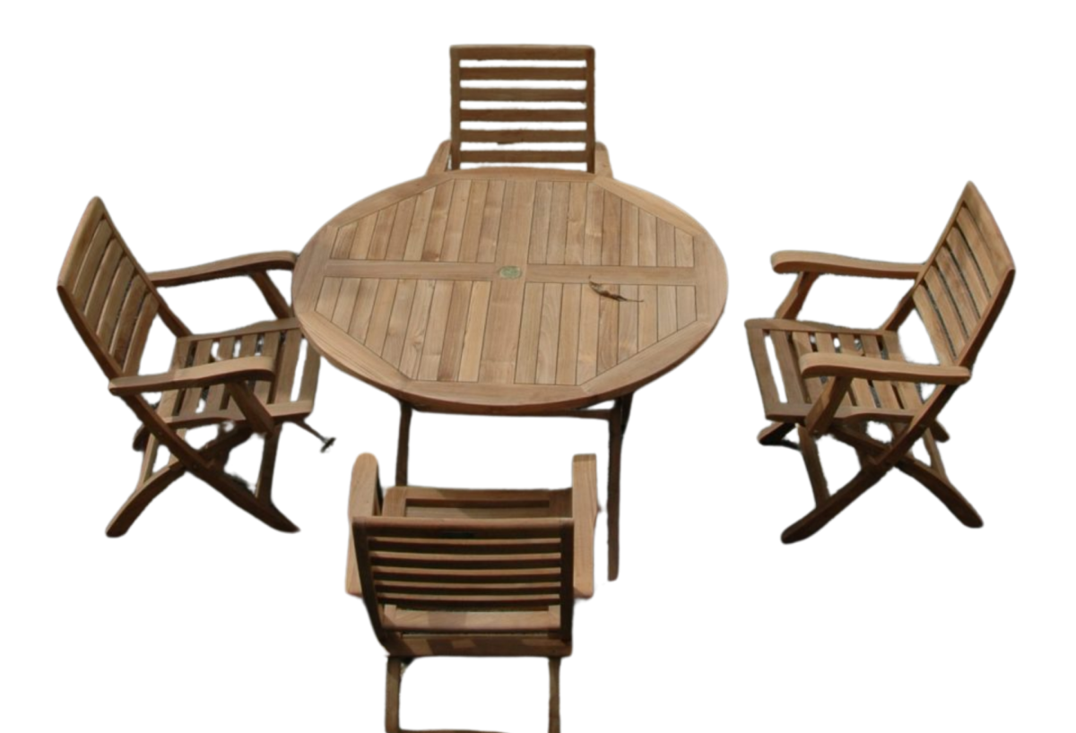 Andrew Bahama 5-Pieces Folding Dining Set