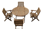 Andrew Bahama 5-Pieces Folding Dining Set