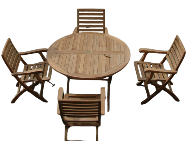 Andrew Bahama 5-Pieces Folding Dining Set