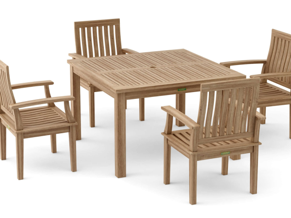 Windsor Brianna 5-Pieces Dining Table Set