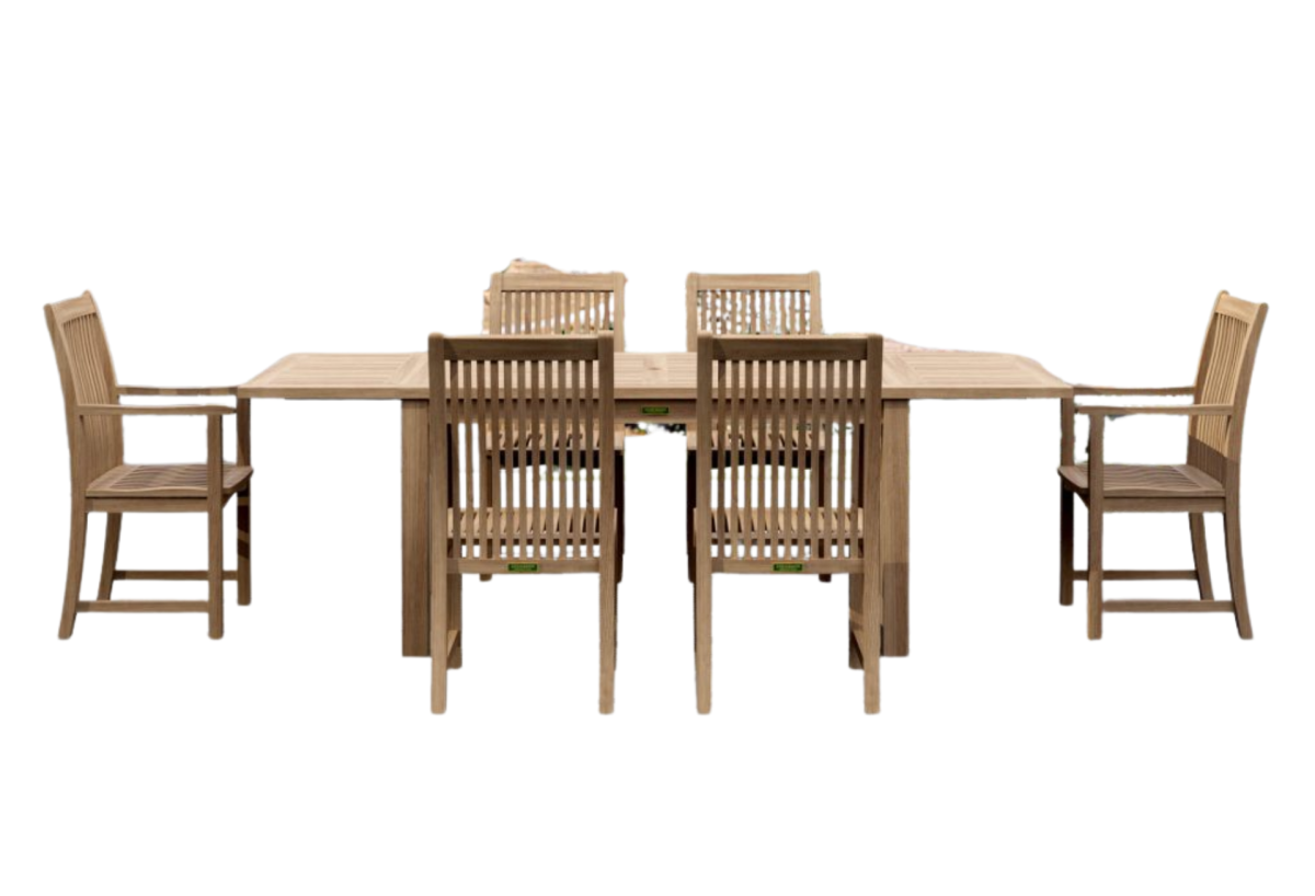 Bahama Chicago 7-Pieces Dining Set Chair B