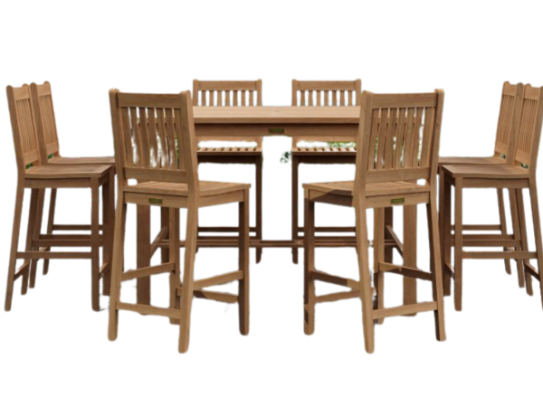 Windsor Avalon 9-Pieces Square Bar Set