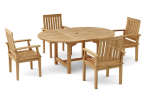 Bahama Brianna 5-Pieces Extension Dining Set