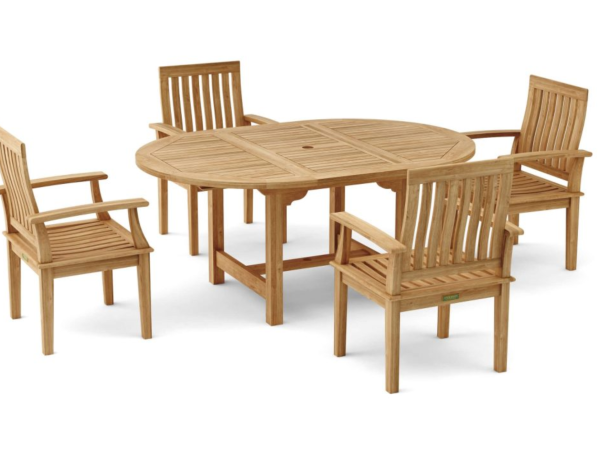 Bahama Brianna 5-Pieces Extension Dining Set