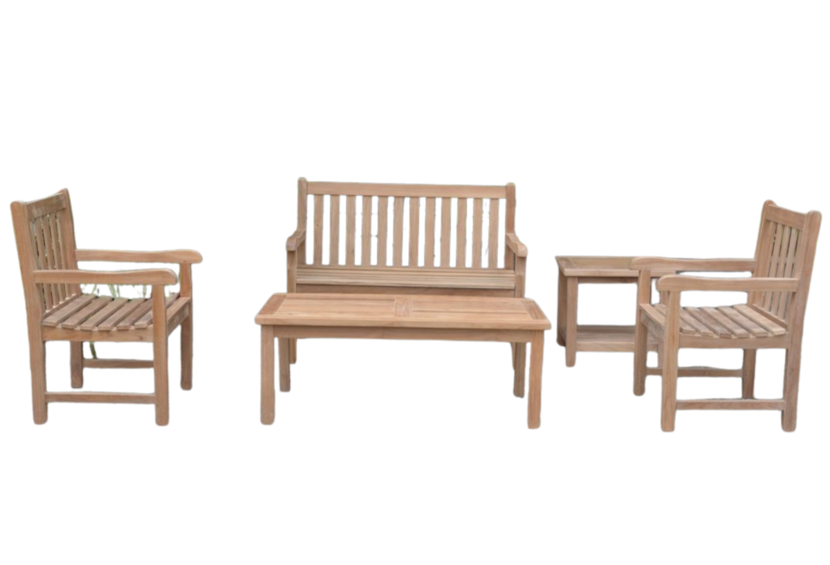 Classic 2-Seater 5-Pieces Conversation Set