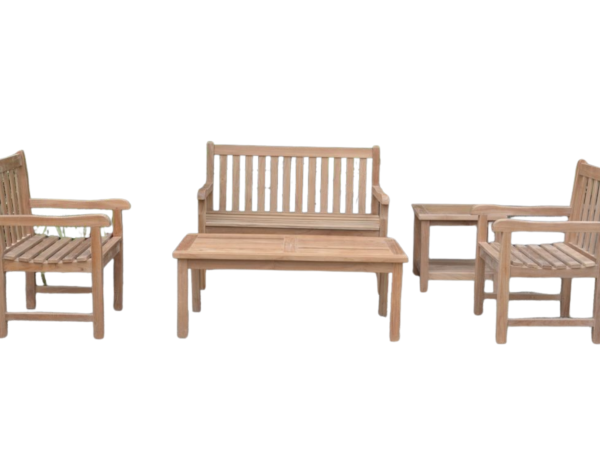 Classic 2-Seater 5-Pieces Conversation Set