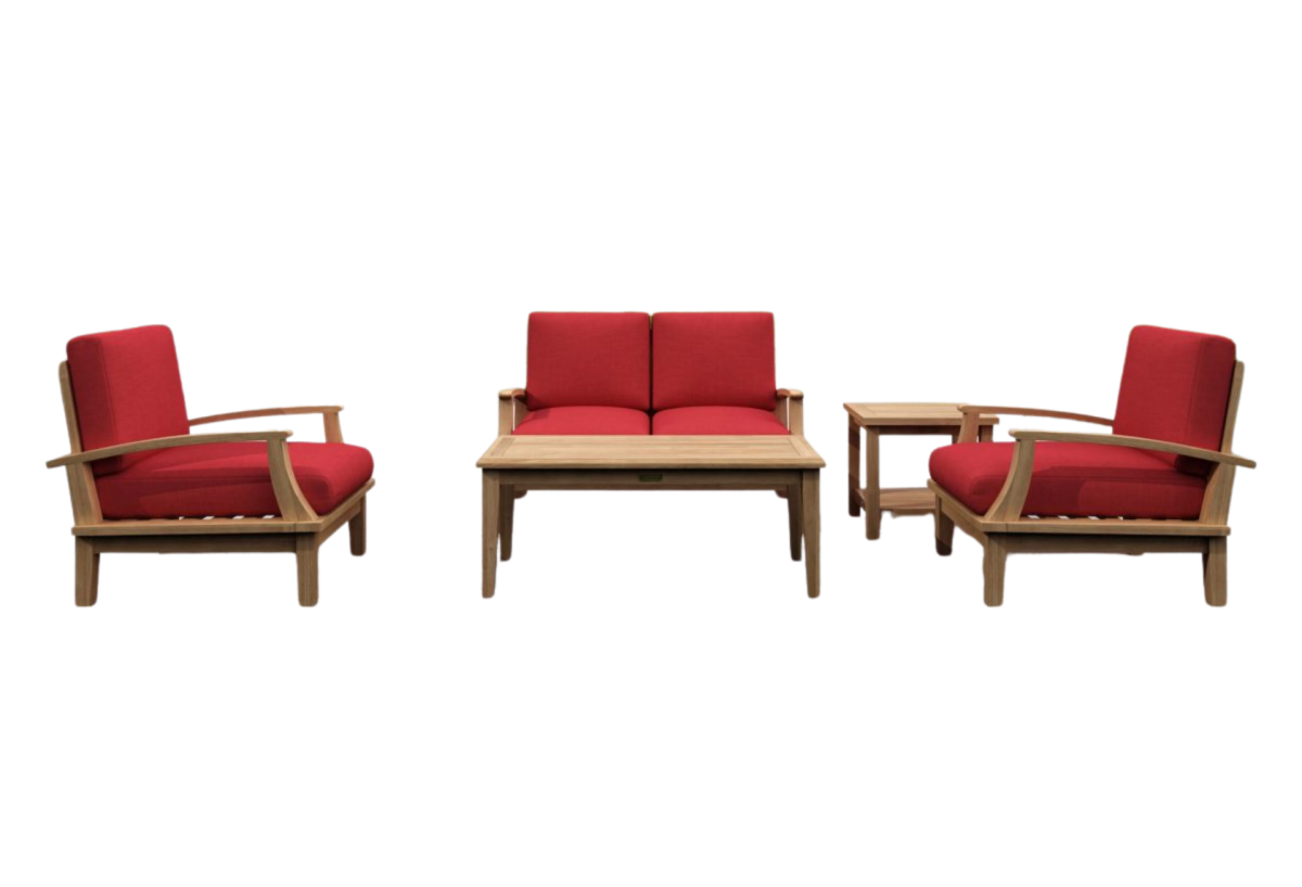 Brianna Bahama 5-Pieces Deep Seating Loveseat Set