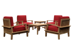 Brianna Bahama 6-Pieces Deep Seating Armchair Set
