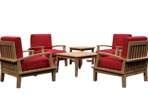 Brianna Bahama 6-Pieces Deep Seating Armchair Set