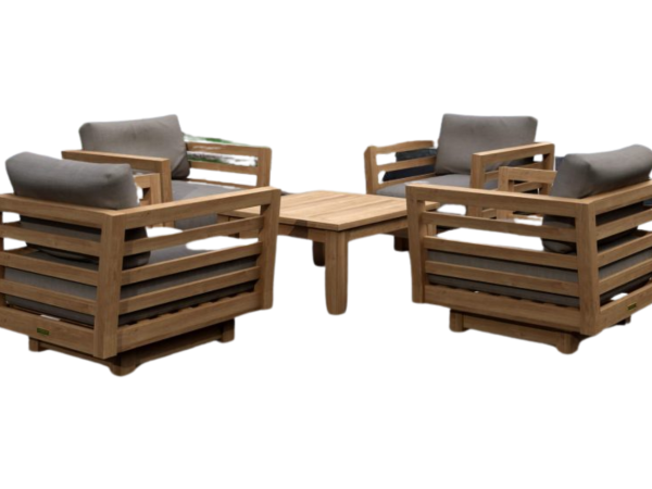 Cordoba Deep Seating 5-Piece Swivel Set