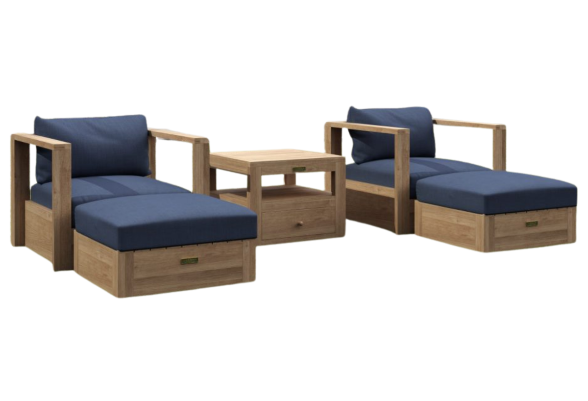 _Copacabana 5 pieces Modular Deep Seating Set