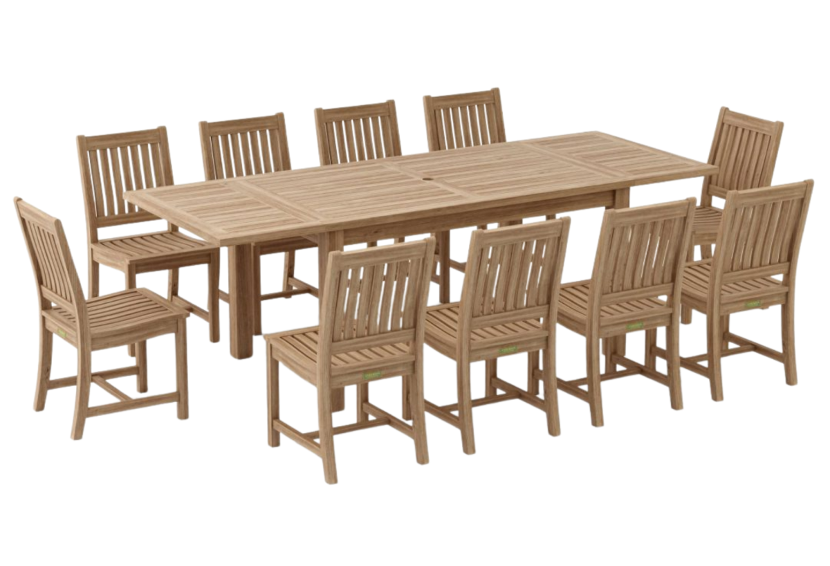 Bahama Rialto 11-Pieces Rectangular Dining Set