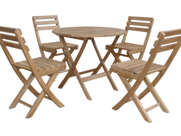 Chester Alabama 5-Pieces Bistro Set
