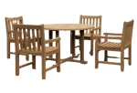 Tosca Classic Armchair 5-Pieces Dining Set