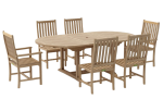 Bahama Wilshire 7-Pieces Extension Dining Set