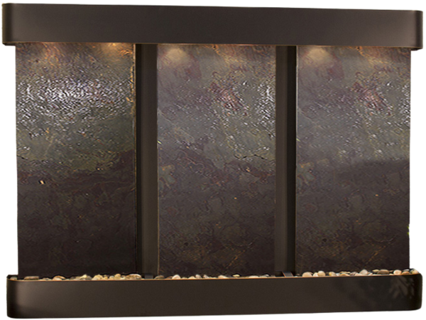 Olympus Falls-Round-Blackened Copper-Multi-Color Featherstone