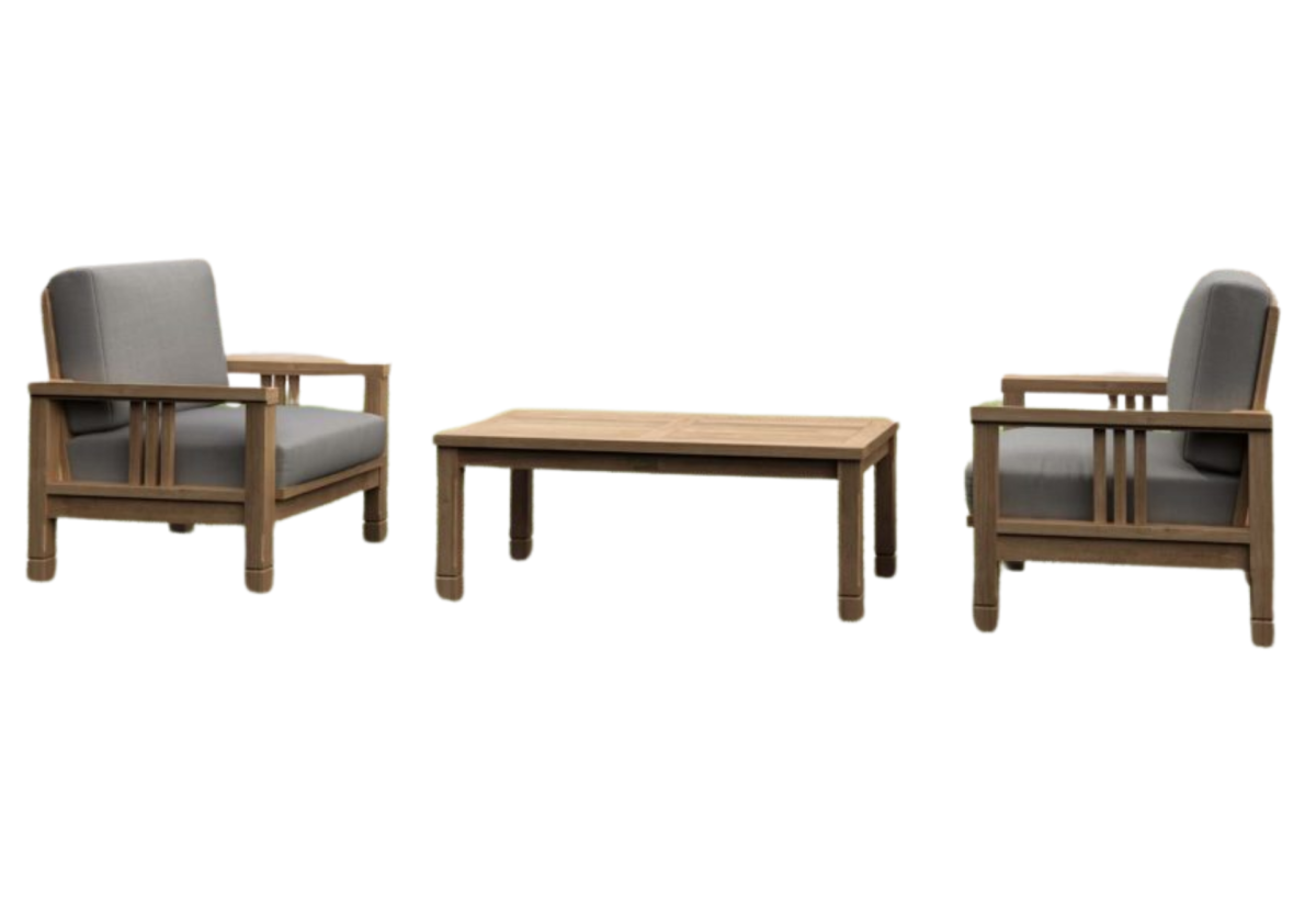 SouthBay Deep Seating 3-Pieces Conversation Set B