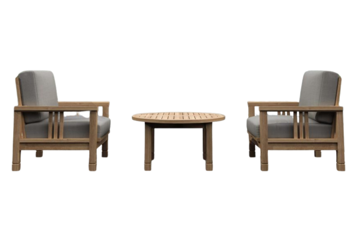 SouthBay Deep Seating 3-Pieces Conversation Set A