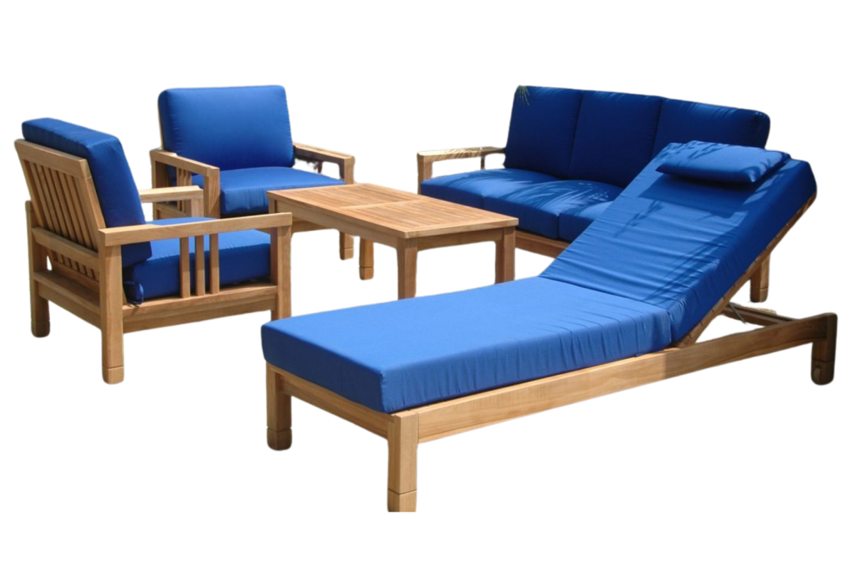 SouthBay Deep Seating 6-Pieces Conversation Set B