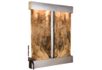 Cottonwood Falls-Square-Stainless Steel-Magnifico Travertine