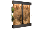 Cottonwood Falls-Square-Blackened copper-Magnifico Travertine