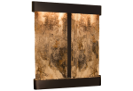 Cottonwood Falls-Round-Blackened Copper-Magnifico Travertine