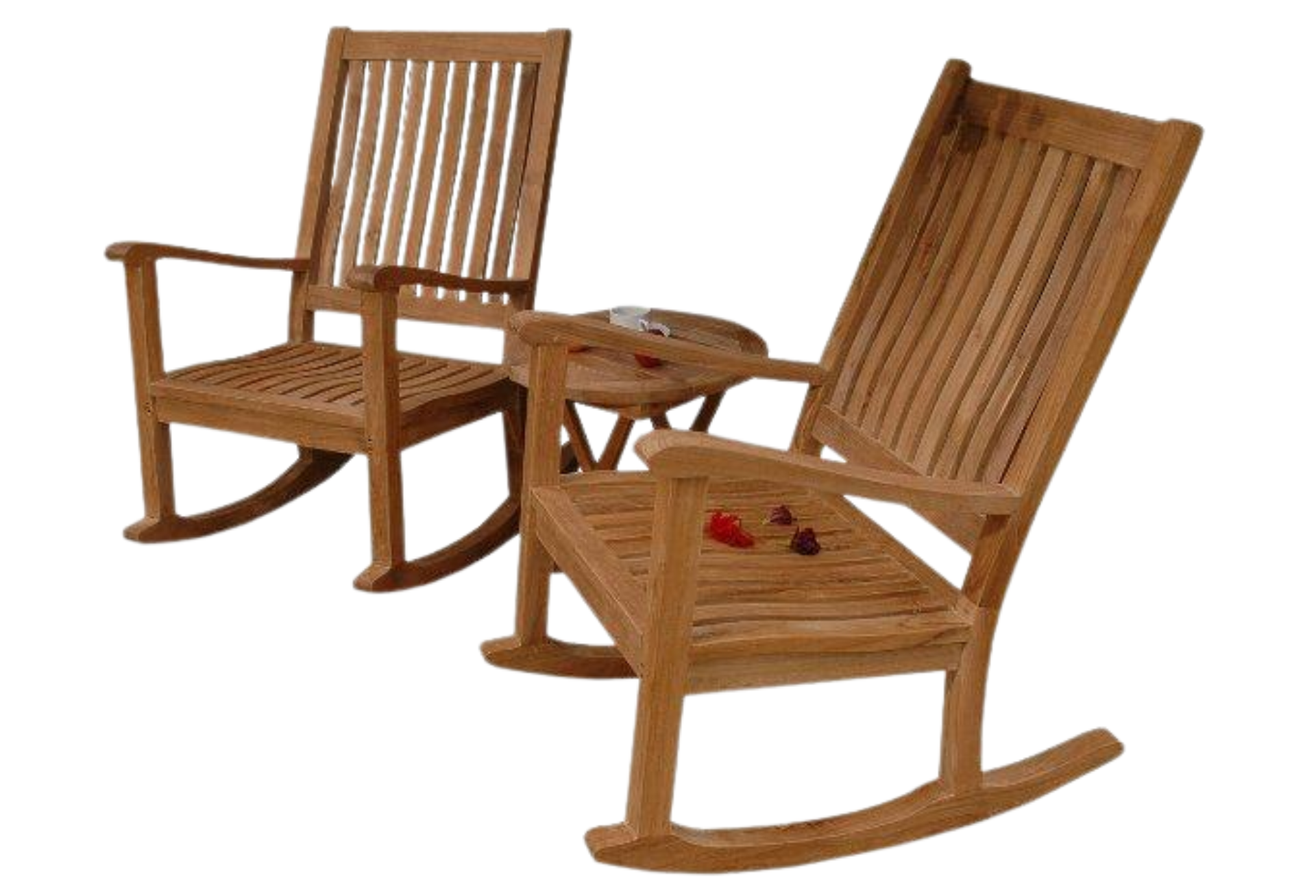 Del-Amo Bahama 3-Pieces Set with Folding Round Side Table