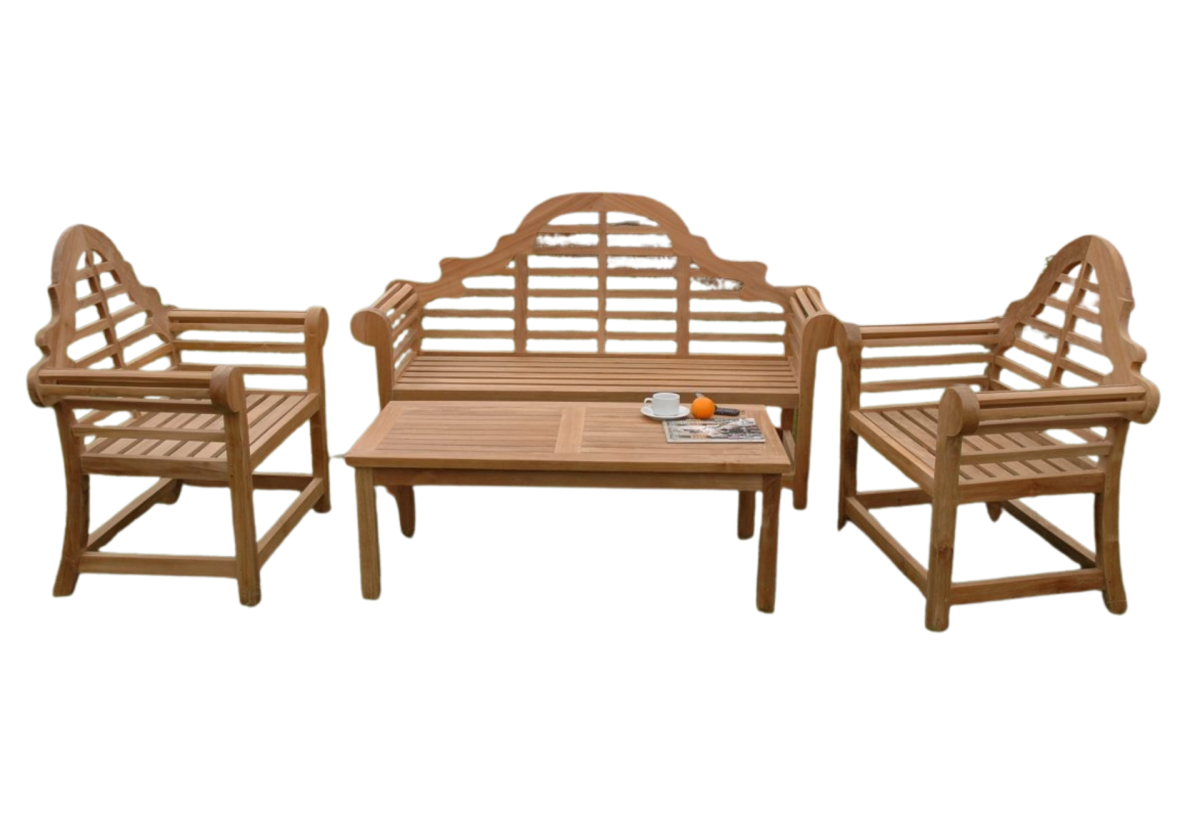 Marlborough 3-Seater 4-Pieces Conversation Set